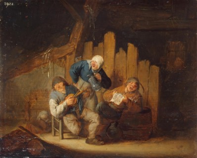 Sense of Hearing, 1635. Creator: Adriaen van Ostade.