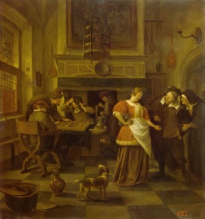 Tavern Scene, 1670. Creator: Jan Steen.
