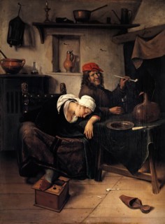 Idlers, 1660. Creator: Jan Steen.