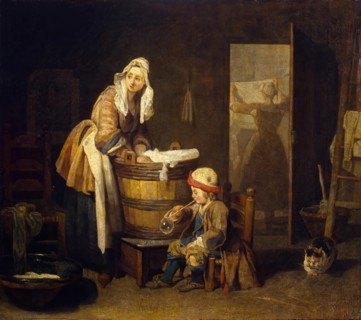 The Laundress, 1730. Creator: Jean-Simeon Chardin.