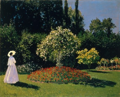 Woman in the Garden, 1867. Creator: Claude Monet.