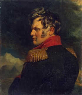 Portrait of Alexei P. Yermolov (1772/77-1861), 1824. Creator: George Dawe.