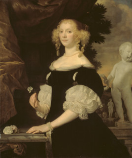 Portrait of a Lady in Black, 1670. Creator: Abraham Lambertsz van den Tempel.