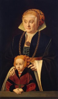 Portrait of a Lady and Her Daughter, 1540. Creator: Bartholomaeus Bruyn the Elder.