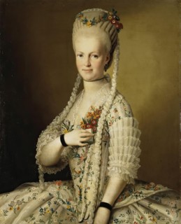 Portrait of Sarah Greig, 1770. Creator: Ludwig Christinec.