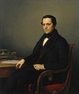 Portrait of D.E. Benardaki, 1844. Creator: Charles Auguste Guillaume Steuben.