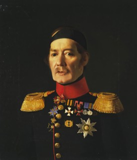 Portrait of Ye.Ye. Baranov, 1845. Creator: Fedor Tulov.
