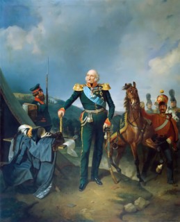 Portrait of Count Piotr Wittgenstein, 1842. Creator: Franz Kruger.