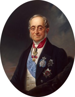 Portrait of Karl Nesselrode, 1859. Creator: Georg von Bothmann.
