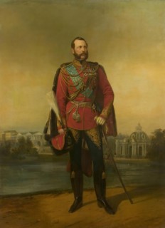 Portrait of Emperor Alexander II, 1866. Creator: Georg von Bothmann.