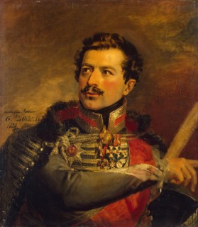 Portrait of Alexander N. Seslavin (1780-1858), 1823. Creator: George Dawe.