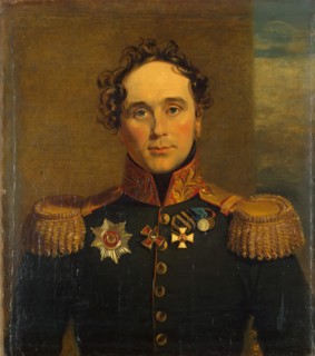 Portrait of Fyodor V. Driesen (1781-1851), 1819. Creators: George Dawe, Workshop of George Dawe.