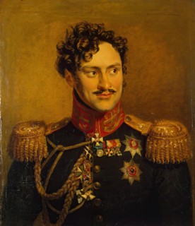 Portrait of Alexander I. Chernyshov (1785/86-1857), 1822. Creator: Workshop of George Dawe.