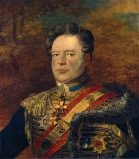 Portrait of Fyodor V. Riediger (1783-1856), 1822. Creator: Workshop of George Dawe.