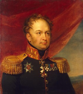 Portrait of Mikhail F. Vlodek (1780-1849), 1822. Creator: Workshop of George Dawe.