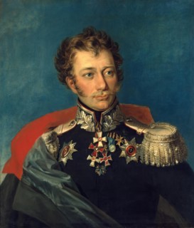 Portrait of Vasily D. Ilovaisky (1788-1860) (12th), 1824. Creator: Workshop of George Dawe.