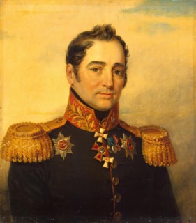 Portrait of Yegor I. Vlastov (1769/70-1837), 1824. Creator: Workshop of George Dawe.
