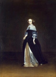 Portrait of Catarina van Leunink, 1663. Creator: Gerard Terborch II.
