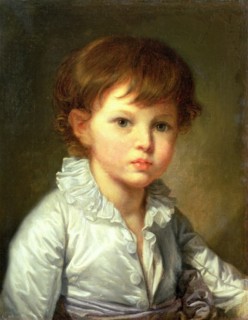 Portrait of Count Pavel Stroganov as A Child, 1778. Creator: Jean-Baptiste Greuze.