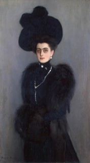 Portrait of Maria Abamelek-Lazareva, 1900. Creator: Nikolaj Petrovic Bogdanov-Bel'skij.