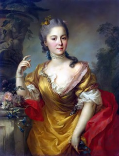 Portrait of Countess Anna Alexandrovna Chernyshova, 1763. Creator: Stefano Torelli.