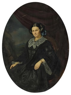 Portrait of E.K. Rukavishnikova, 1864. Creator: Unknown.