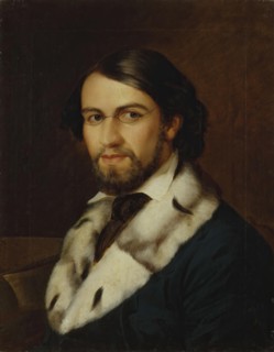 Portrait of a Man, 1861. Creator: Vasily Perov.
