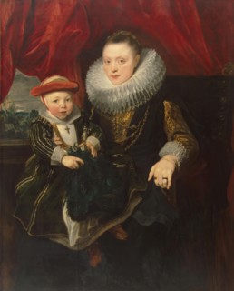 Portrait of a Young Woman with a Child, 1620. Creator: Anthony van Dyck.