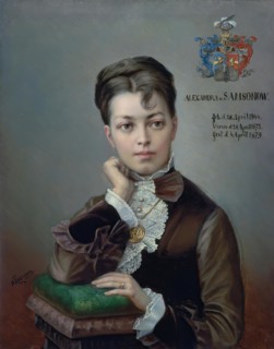 Portrait of A.S. Korf, 1850. Creator: Aleksander Tronin.