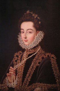 Portrait of the Infanta Catalina Michaela of Austria, 1582. Creator: Alonso Sanchez Coello.