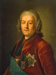 Portrait of Alexei Bestuzhev-Ryumin, 1775. Creator: Unknown.