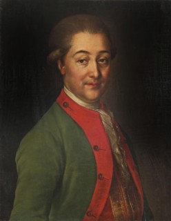 Portrait of Brigadier Alexander Khrapovitsky, 1775. Creator: Unknown.