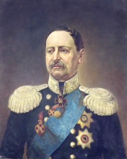 Portrait of General-Lieutenant F.F. Beger, 1892. Creator: Apolinary Horawski.