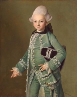 Portrait of Count Alexei Bobrinsky as a Child, 1769. Creator: Ludwig Christinec.
