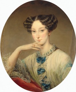 Portrait of Grand Duchess Maria Alexandrovna, 1850. Creator: Christina Robertson.