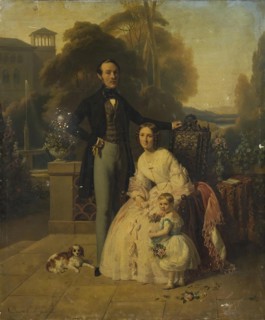 Family Portrait, 1840. Creator: Eugène Emmanuel Amaury-Duval.