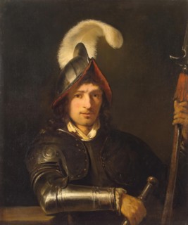 Portrait of an Officer, 1655. Creator: Ferdinand Bol.