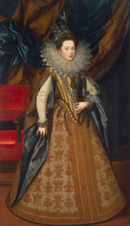Portrait of Margaret of Savoy, Duchess of Mantua, 1608. Creator: Frans Pourbus the Younger.