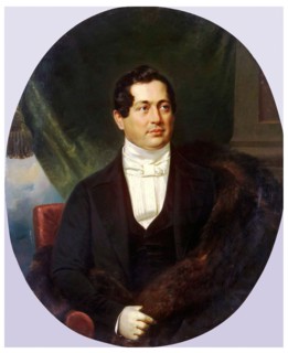 Portrait of Dmitry Volkonsky, 1850. Creator: Franz Kruger.