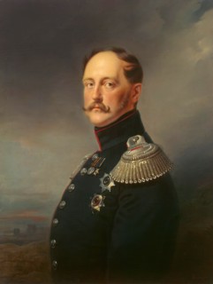 Portrait of Emperor Nicholas I, 1852. Creator: Franz Kruger.