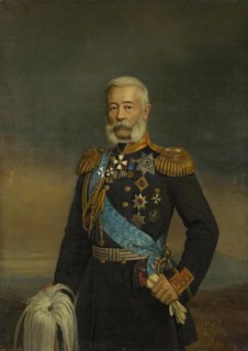 Portrait of Adjutant-General Alexander Liders, 1872. Creator: Georg von Bothmann.