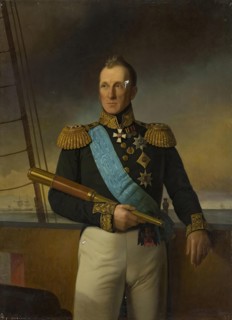 Portrait of Admiral Alexei Greig, 1877. Creator: Georg von Bothmann.
