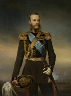 Portrait of Grand Duke Mikhail Nikolaevich, 1860. Creator: Georg von Bothmann.