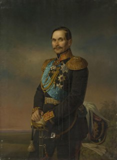 Portrait of Prince Vasily Dolgorukov, 1874. Creator: Georg von Bothmann.