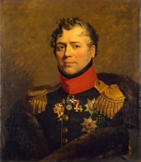 Portrait of Dmitry V. Golitsyn (1771-1844), 1822. Creator: George Dawe.
