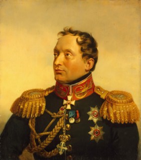Portrait of Filippo (Filipp Osipovich) Paulucci (1779-1849), 1825. Creator: George Dawe.