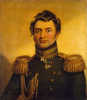 Portrait of Matvey Ye. Khrapovitsky (1784-1847) (replica of the 1821 portrait), 1822. Creator: George Dawe.
