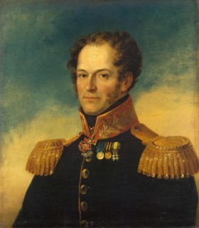 Portrait of Mikhail N. Matsnev (1785-1842), 1824. Creators: George Dawe, Workshop of George Dawe.