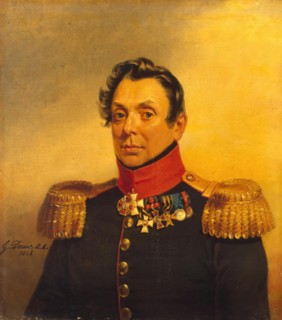 Portrait of Mikhail N. Ryleyev (1771-1831) (1st), 1824. Creator: George Dawe.