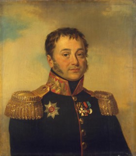 Portrait of Pyotr V. Denisyev (1766-1849), 1823. Creators: George Dawe, Workshop of George Dawe.